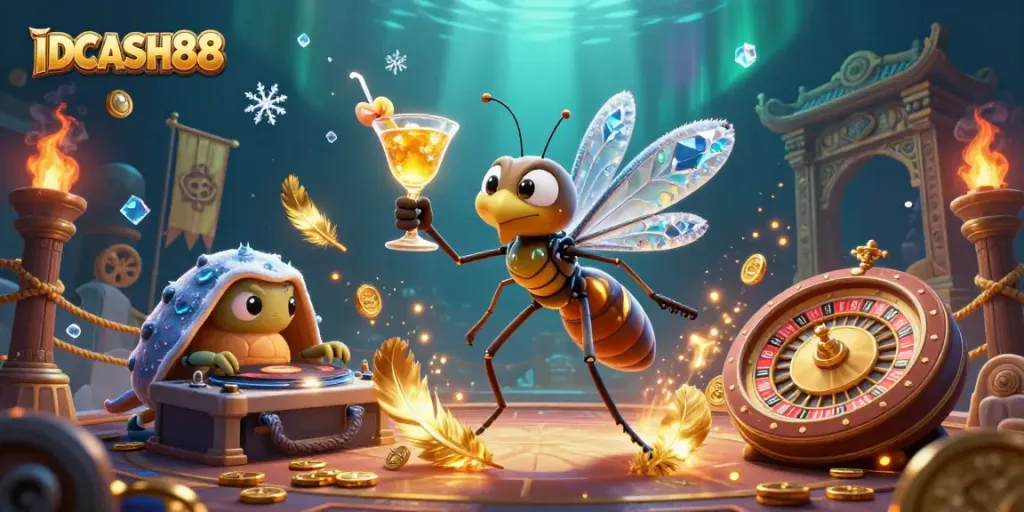Experience thrilling gameplay at IDCASH88 with dynamic casino characters and visuals.