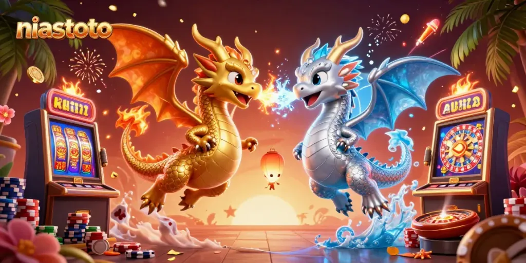 Experience the thrill of niastoto with dynamic dragons and casino elements.