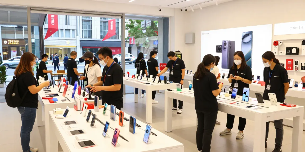 Shoppers exploring situs togel products in a vibrant e-commerce store with engaging display.
