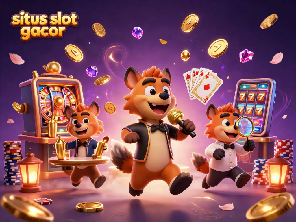 Mendapatkan keberuntungan dengan situs slot gacor sambil bermain di kasino dengan hyena lucu.