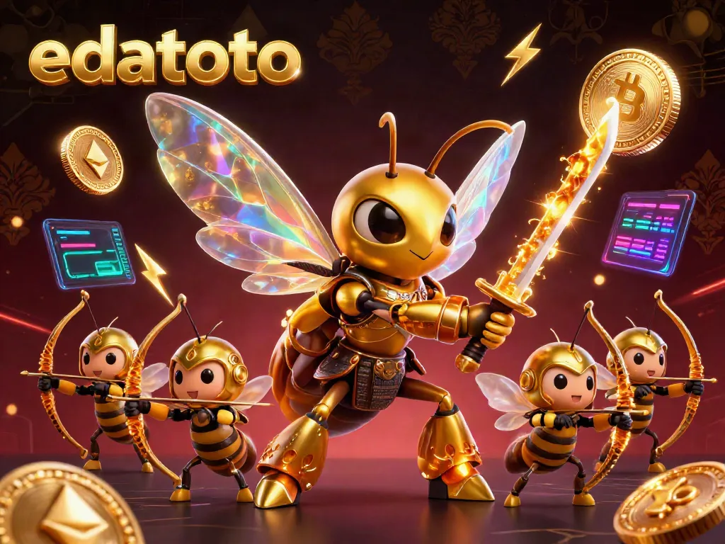 Mengakses edatoto dengan semangat, ilustrasi 3D karakter dan elemen kasino yang menakjubkan.