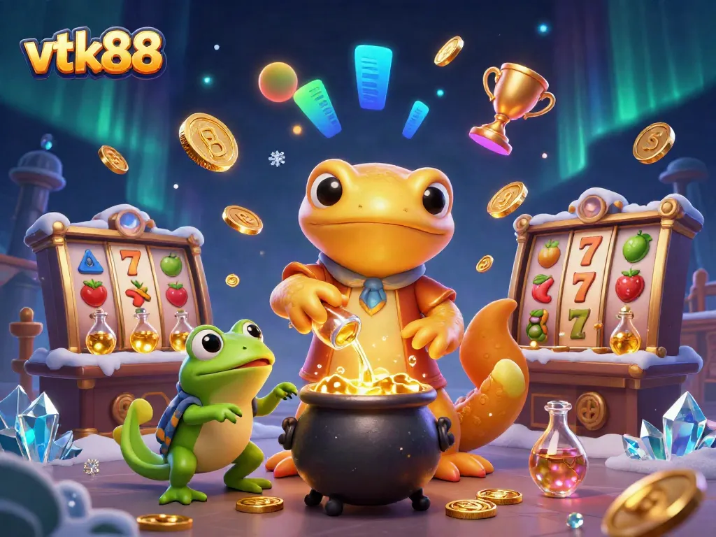 Experience the magic of transforming gameplay with vtk88's immersive casino world.