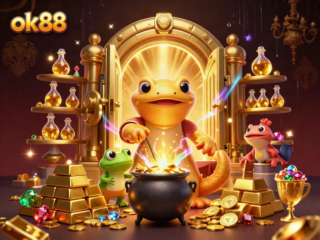 Engage in thrilling adventures at ok88 with magical alchemists amidst treasures and golden riches!