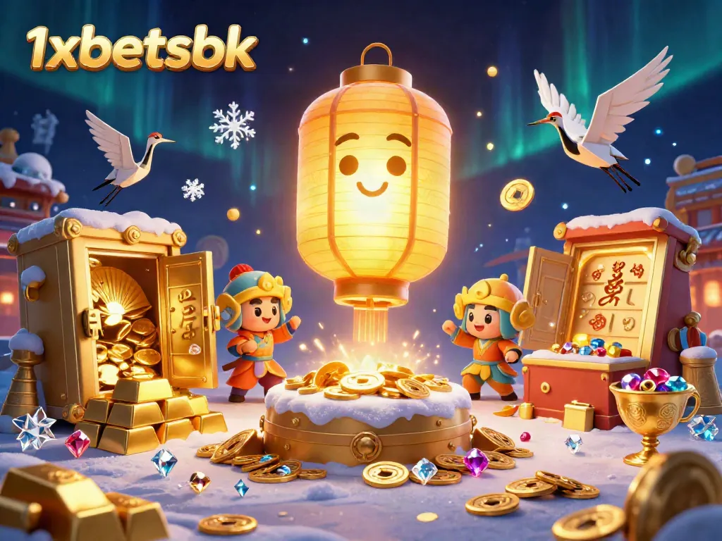 Engage with 1xbetsbk's vibrant 3D casino world, featuring fantastic elements and characters.