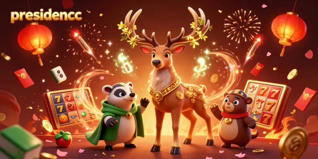 Experience thrilling gameplay at presidencc with enchanting characters and dynamic slot animations.
