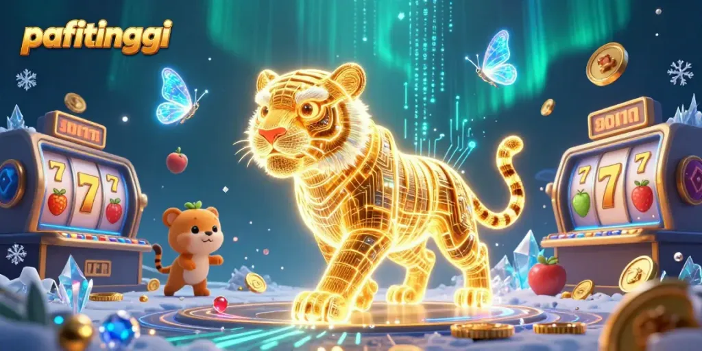 Mengakses pilihan permainan slot online di pafitinggi dengan tiger energi dan elemen judi digital.