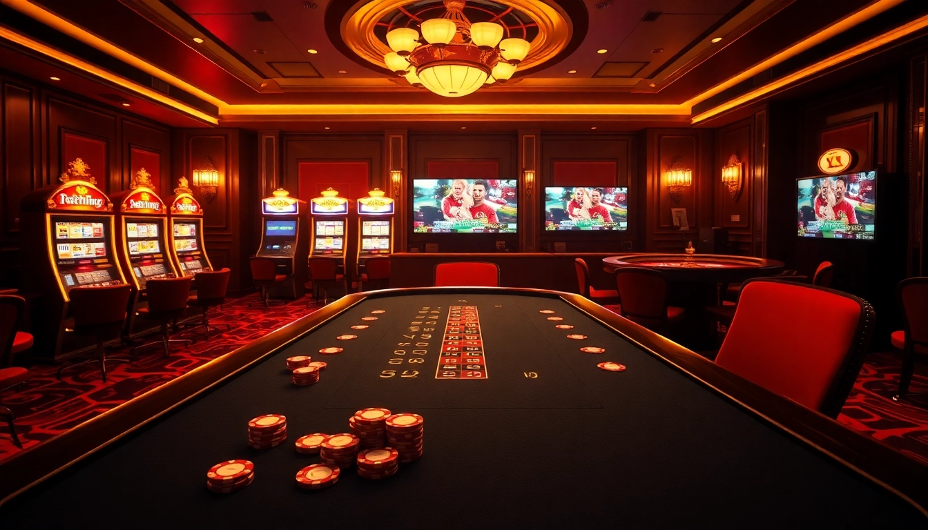 Experience the excitement of luongsontv alongside vibrant casino gameplay featuring high-stakes poker and roulette.