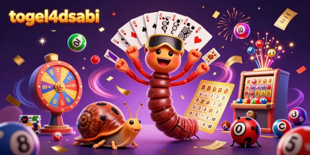 Menyaksikan karakter dealer millipede di togel4dsabi dengan kartu lotto yang mengagumkan dalam lingkaran keberuntungan.