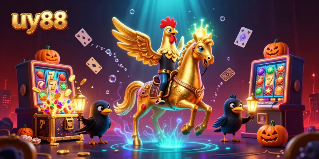 Experience thrilling gameplay at uy88 with vibrant slots and a mystical casino atmosphere.