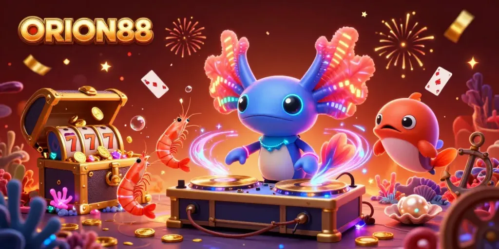 Engage in thrilling gaming experiences with ORION88 and explore vibrant underwater worlds.