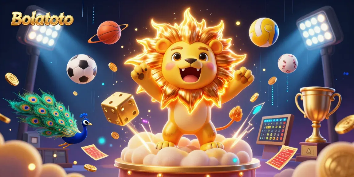 Bolatoto delivers thrilling sports betting excitement with a fantastical 3D casino scene.