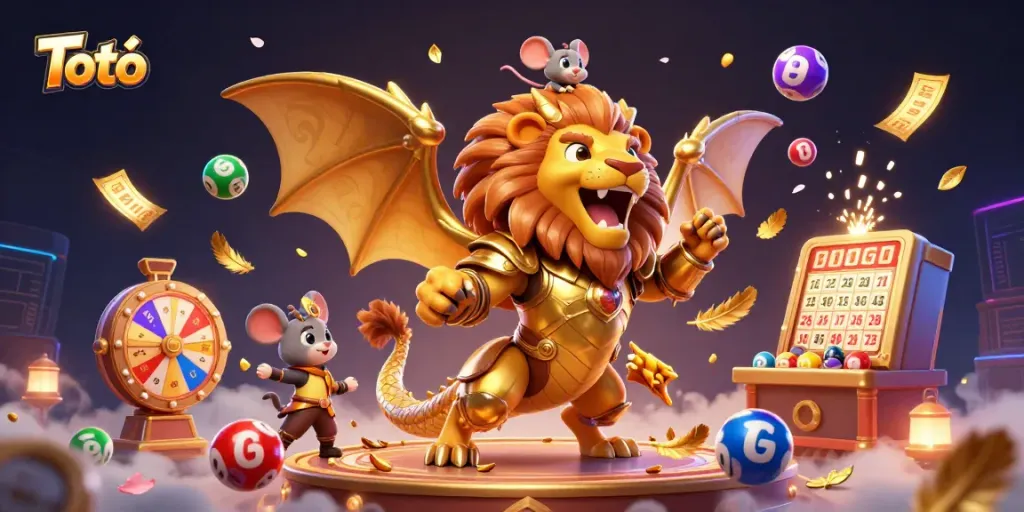 Toto menghadirkan peluang menarik dalam taruhan dengan ilustrasi perjudian yang kaya warna dan detail.