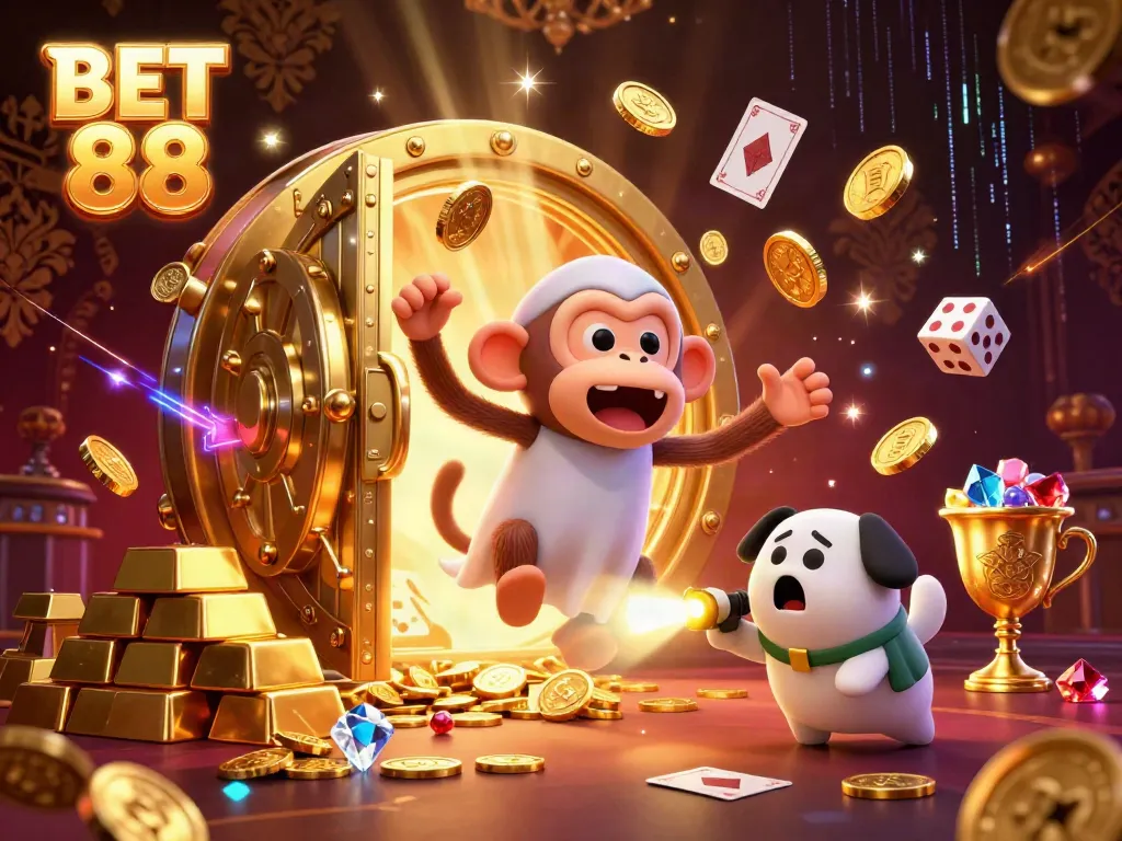 Experience the exciting world of BET 88 juggling golden treasures in this haunted casino.