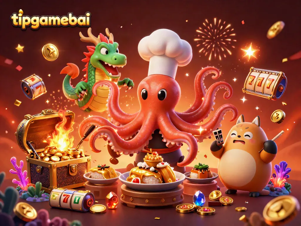 Tipgamebai offers mesmerizing gambling strategies with a vibrant 3D scene full of illustrative fun.