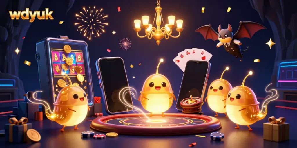 Experience the vibrant glowworms at the wdyuk cave casino featuring dynamic gaming elements and exciting visuals.