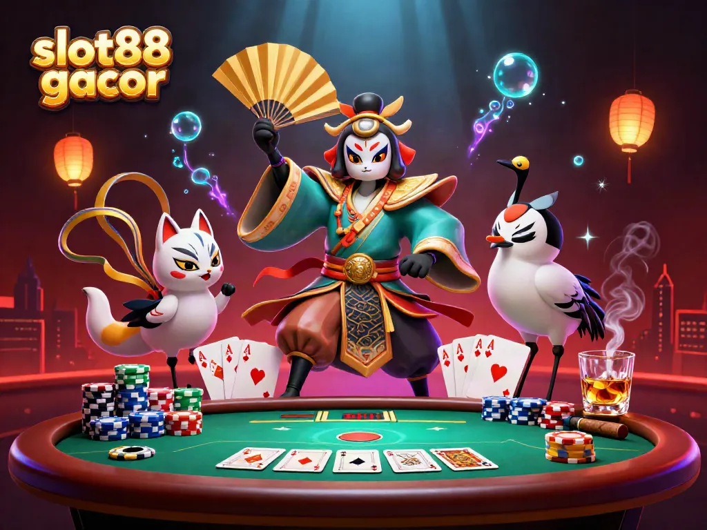 Engage with slot88 gacor as kabuki warrior spirits embody immersive casino action, filled with vibrant magic.