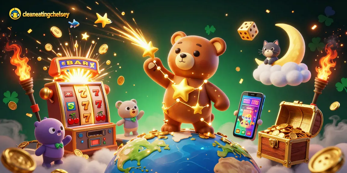 cleaneatingchelsey showcases a vibrant casino scene where winning strategies are illuminated among golden coins.