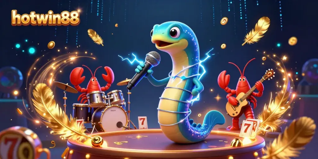 Experience thrilling gameplay with hotwin88 in a vibrant underwater casino featuring dynamic 3D characters.