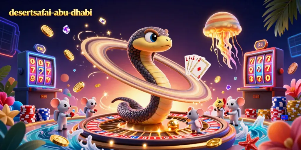 Nikmati permainan slot di desertsafari-abu-dhabi dengan snake dan perjudian intergalaksi yang menakjubkan.