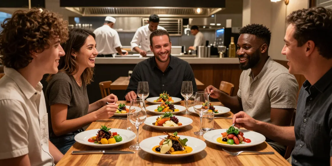 Sydney303 culinary experience at TrestleOnTenth, friends enjoying gourmet dishes