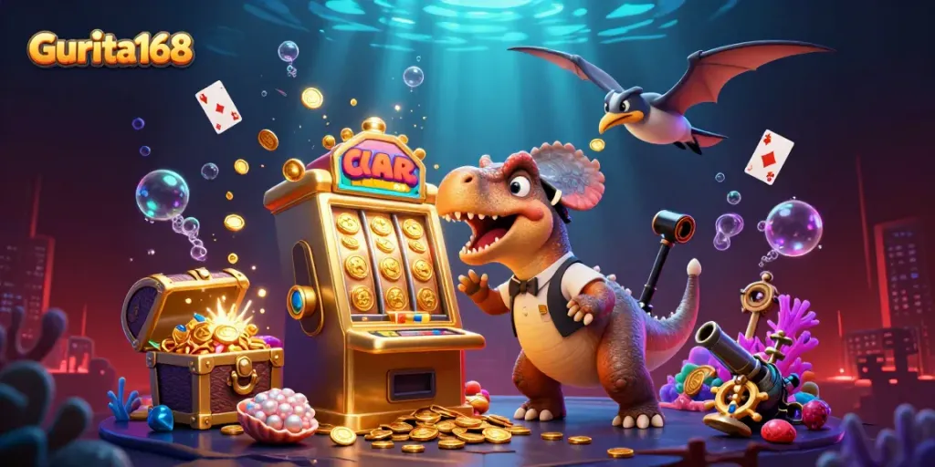 Gurita168 menawarkan pengalaman bermain game interaktif dengan jackpot yang memukau dan manajer kasino yang panik.