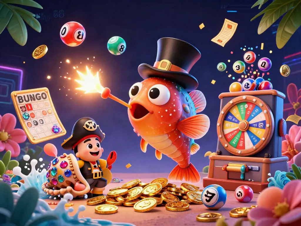 Experience thrilling gameplay at Hay 88 with a bright, dynamic illustration showcasing vibrant casino elements.