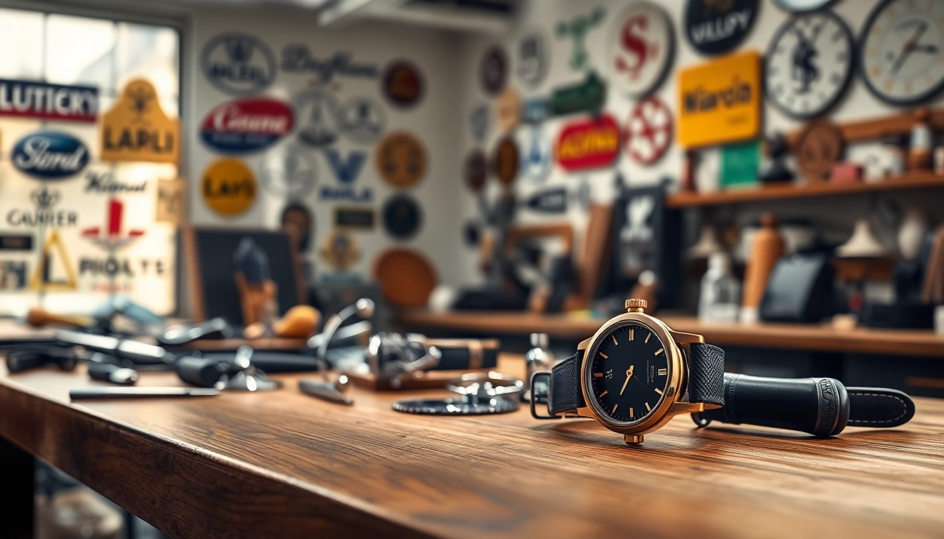 레플리카 제품이 정성스럽게 전시된 전문 작업실 이미지