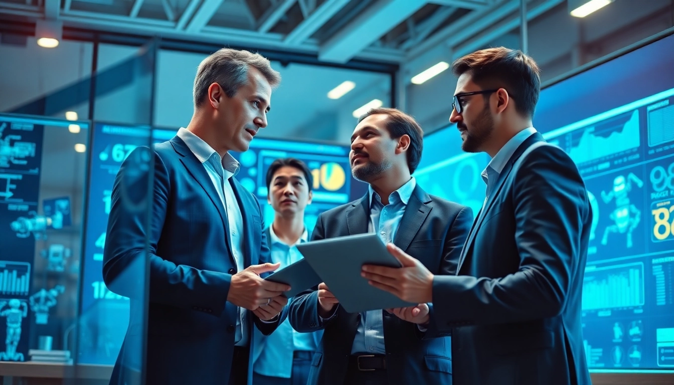 AI automation agency in UK team collaborating on innovative automation solutions.