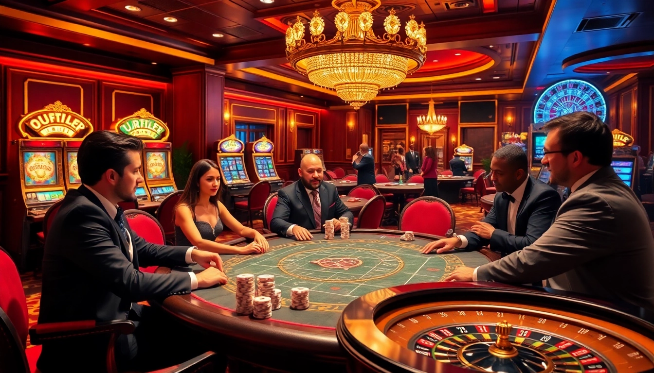 Engage in thrilling gameplay at https://89bet.green/ with luxurious poker tables and vibrant casino elements.