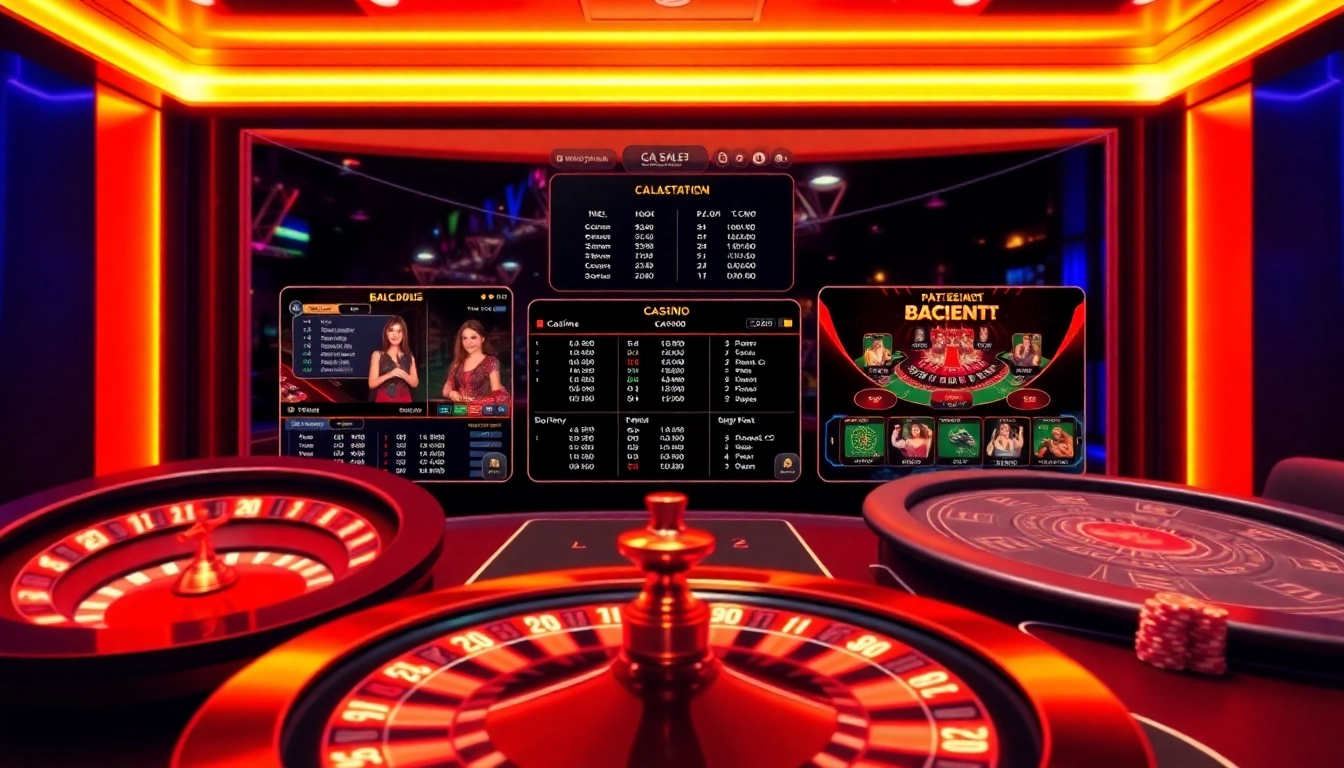 Engaging online gambling interface representing 包网 with vibrant casino games and stats.