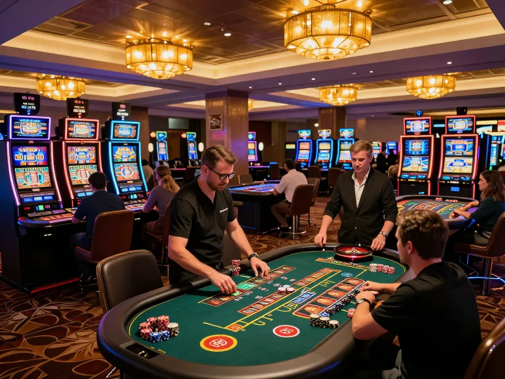 Players strategizing at a roulette table in the lively 789club casino atmosphere