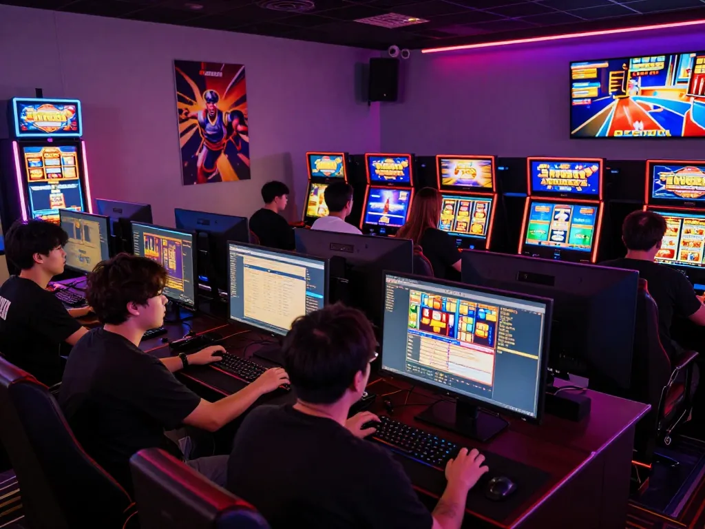 Pemain terlibat dengan suasana permainan yang hidup di Virus88, menampilkan slot yang mendebarkan dan aksi kasino langsung.