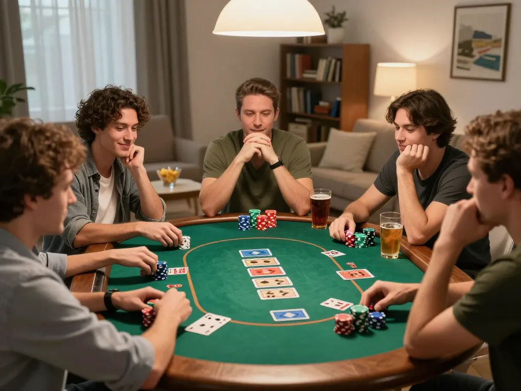 Tham gia trải nghiệm đá gà Thomo hôm nay thú vị với bạn bè trong một buổi tối poker sôi động tại nhà.