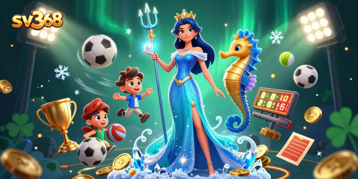 Place bets at sv368 while exploring an enchanting underwater casino world.