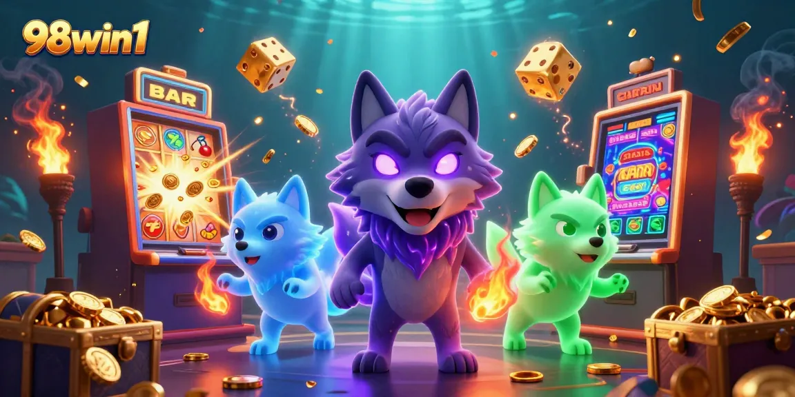Experience thrilling wins with 98win1 in a vibrant 3D casino adventure.