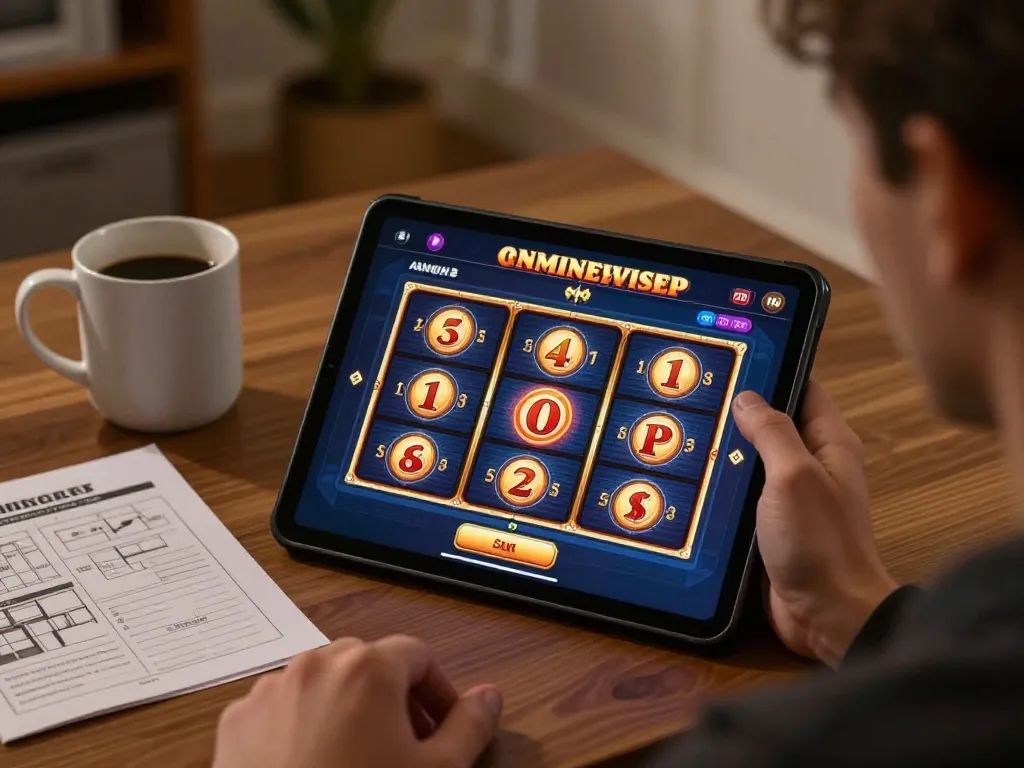 Mainkan permainan slot di OKESLOT dengan lingkungan bermain yang nyaman yang dilengkapi tablet dan catatan strategi.