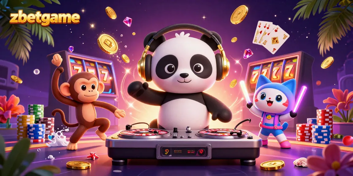 Experience the excitement of zbetgame with vibrant characters dancing in a rich casino atmosphere.