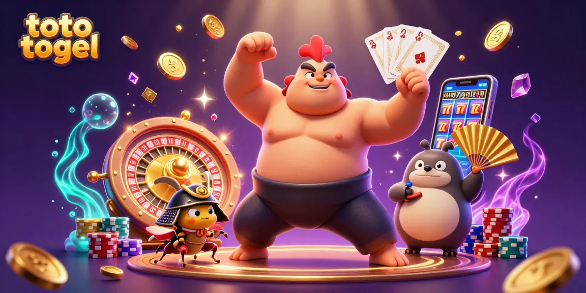 Toto togel menawarkan petualangan judi yang seru dengan ayam sumo dan jin samurai.