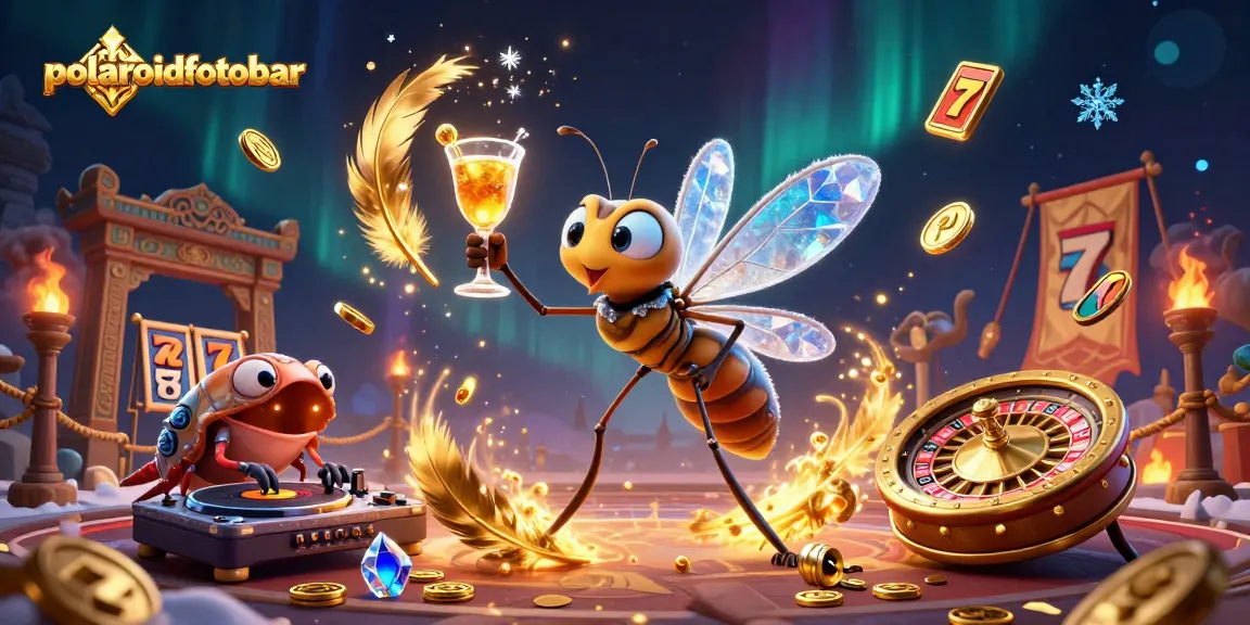 Experience a thrilling casino scene with polaroidfotobar's mesmerizing characters and gambling elements.