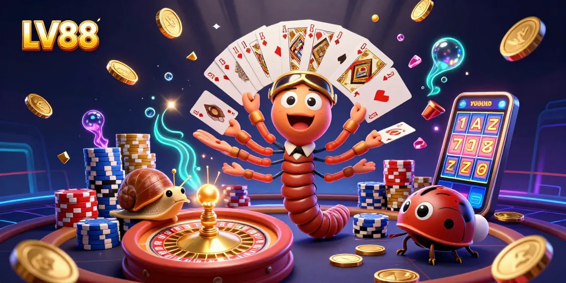 Experience thrills at LV88 online casino with exciting games and vibrant animations.