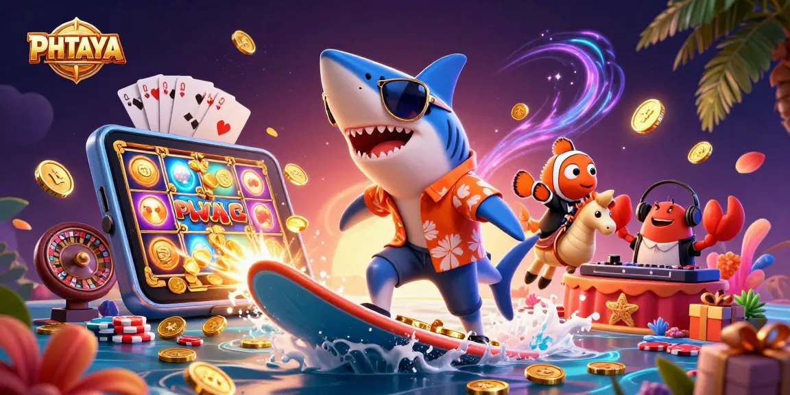 PHTAYA offers an exhilarating gaming experience with vibrant cartoon characters and dynamic casino elements.