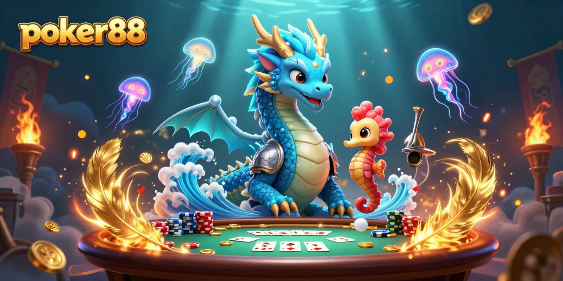 Mainkan poker88 dengan dragon laut dan tentara seahorse di dunia kasino yang menakjubkan.