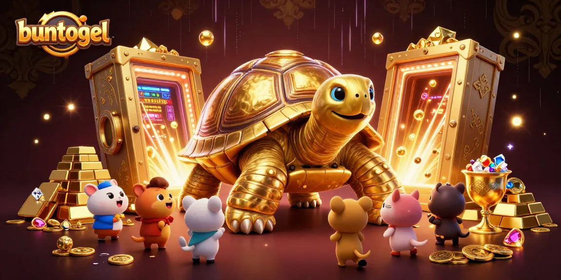 Experience thrilling TOTO TOGEL action with BUNTOGEL showcasing golden treasures and excited players.