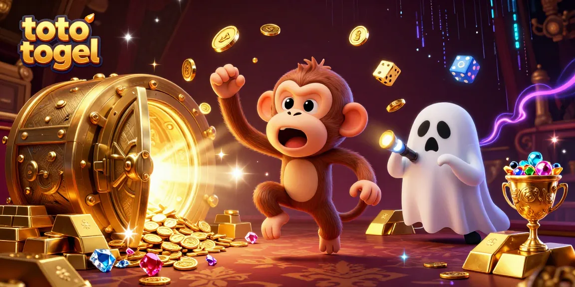 Experience thrilling toto togel excitement with magical characters in this vibrant 3D casino scene.