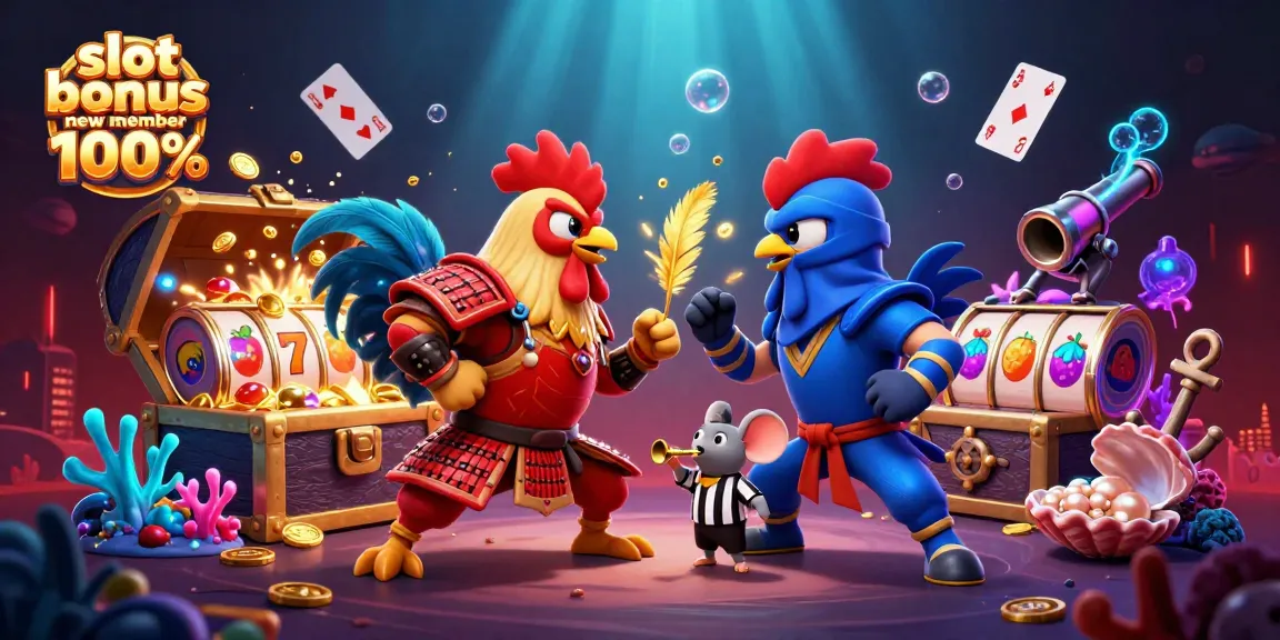 Spin to win with the engaging slot bonus new member 100% promotion, immersed in cinematic casino magic.