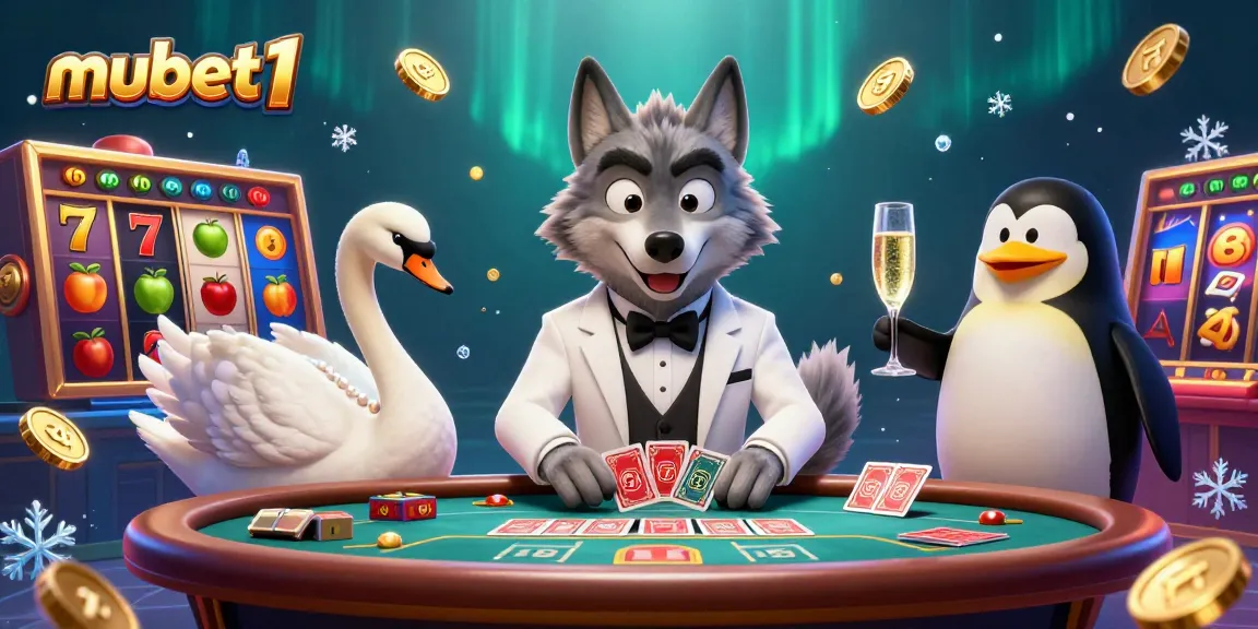 Experience thrilling gameplay at mubet1 with a luxurious casino scene featuring captivating characters.