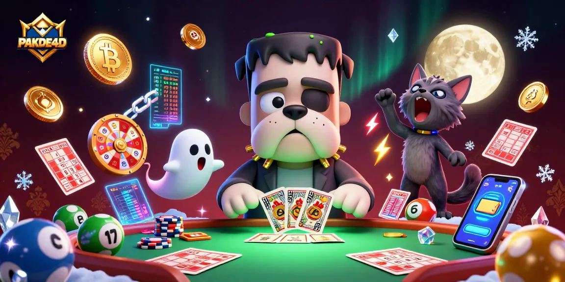 Engage in thrilling moments with PAKDE4D's exciting lottery experience illustrated through dynamic characters.