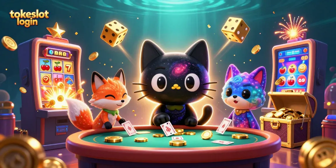 Explore exciting gameplay with Tokeslot login at a vibrant casino table filled with rewards.