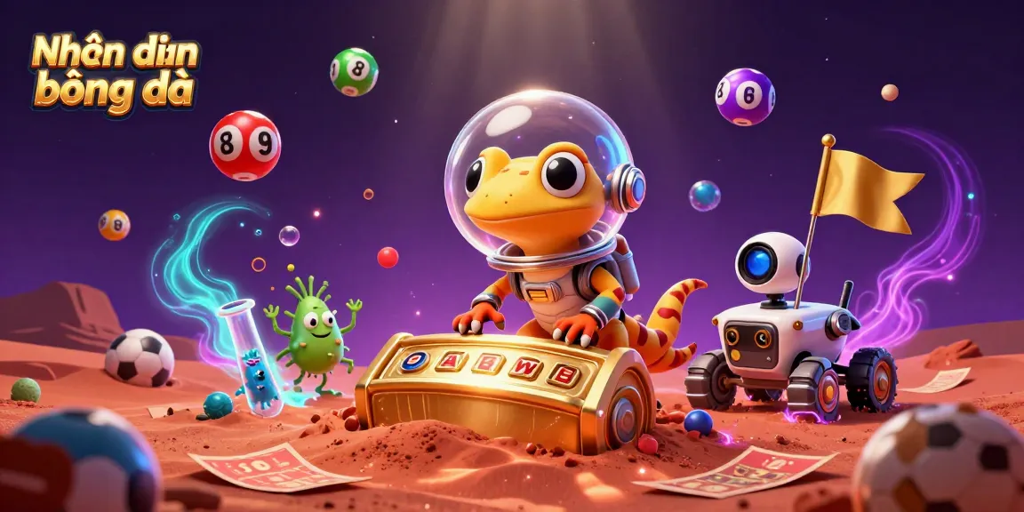 Experience Nhận định bóng đá with a vibrant Martian scene full of sports betting excitement.