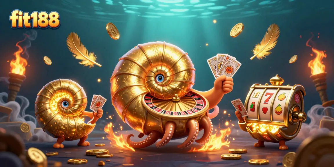 在fit188上赢取丰厚奖金的古代巨大鹦鹉螺与荧光的化石伴侣，动感十足